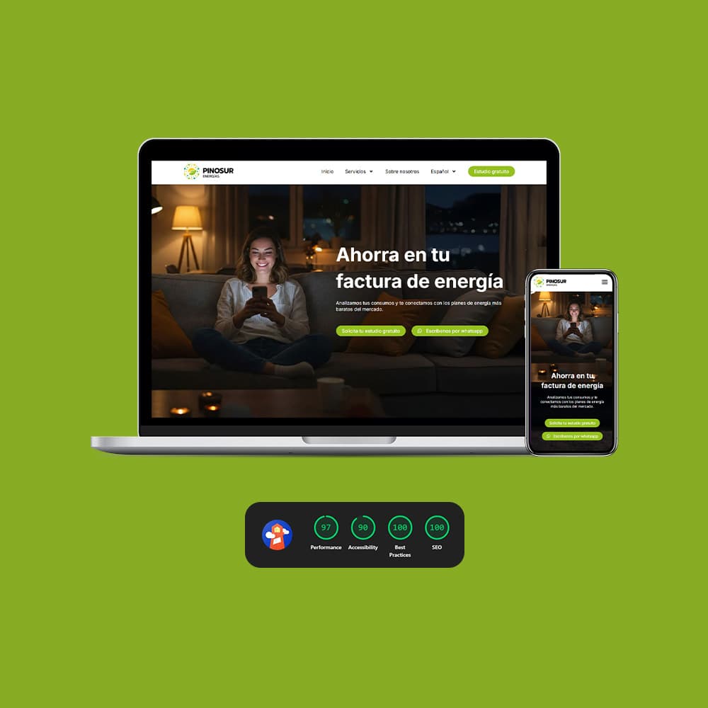 Energy company website