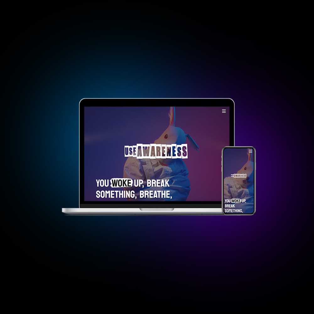 Music group landing page